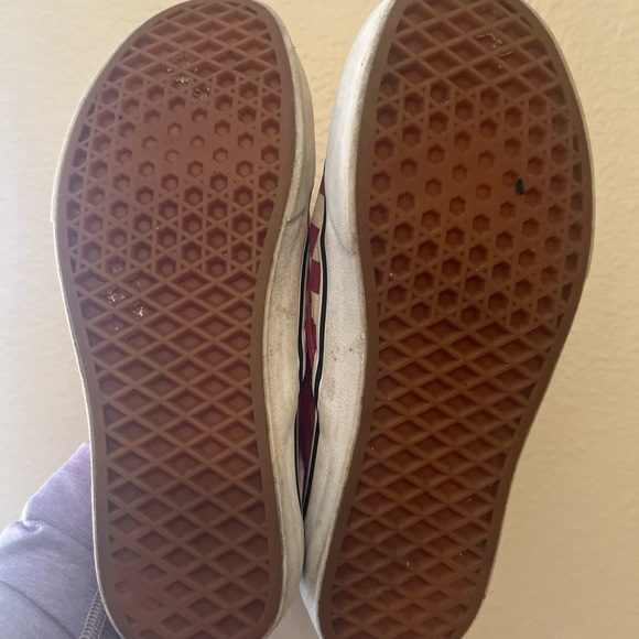 Vans Kids Red and White Checkered Slip-On Sneakers - Picture 5 of 5